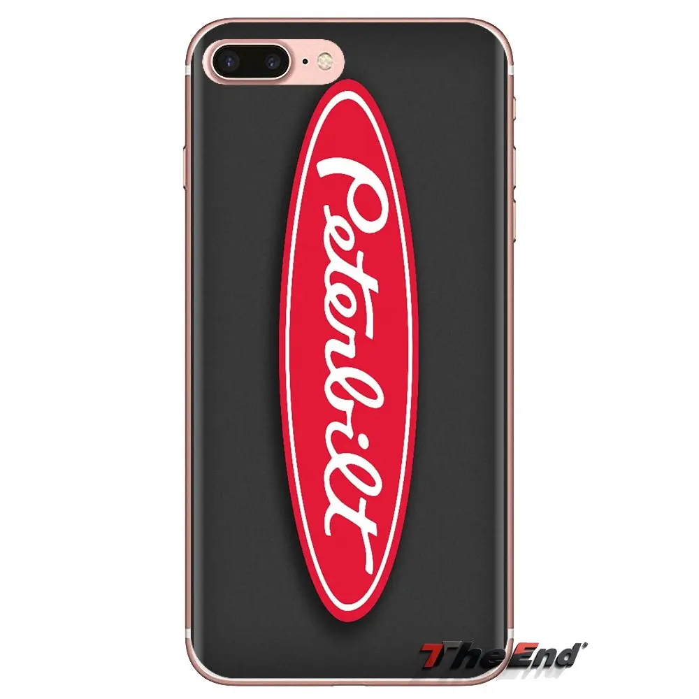 Грузовики peterbilt листового металла автомобиля ТПУ чехол для iPhone XS Max XR X 4 4S 5 5S 5C SE 6 6S