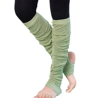 summer thin slouch socks women cotton leg warmer thigh high stocking ladies dance pilates yoga training sportswear long socks