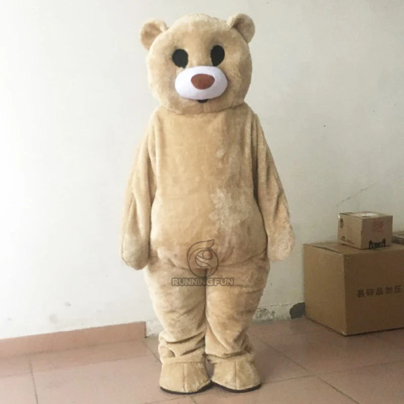 

Женский костюм-талисман в виде милого танцующего медведя