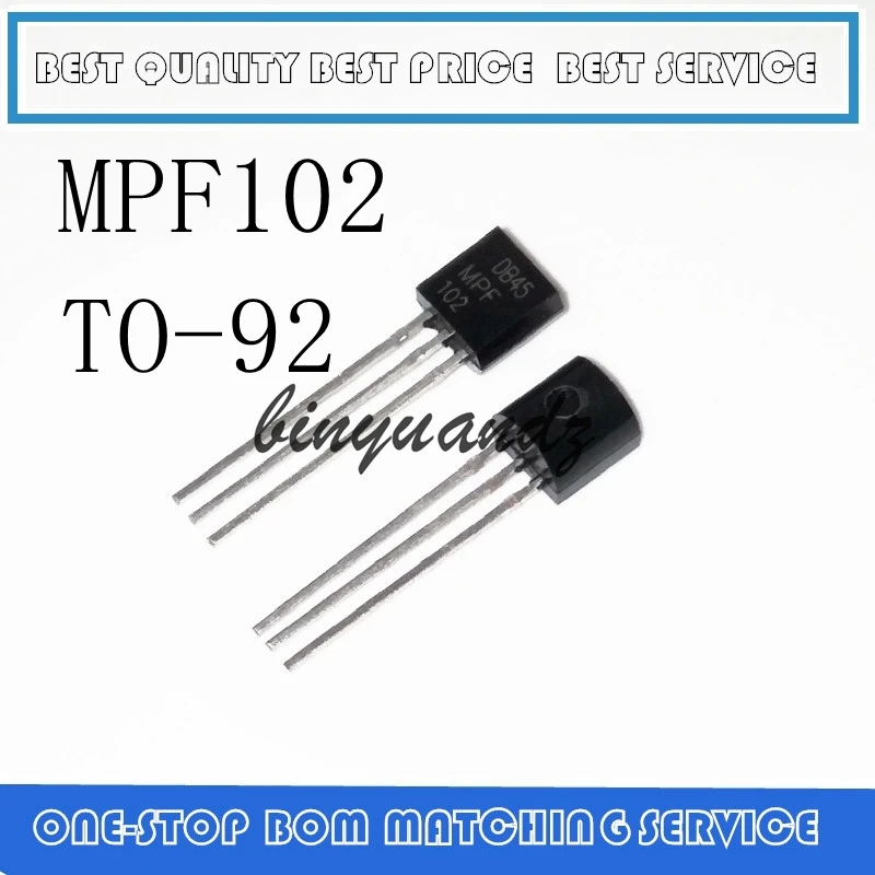 

20 шт. 50 шт. MPF102 MPF 102 TO-92 N-канальный Радиочастотный усилитель