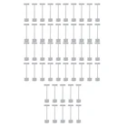 Стальные иглы DRELD для напольного покрытия, 50 шт., 32 мм, система выравнивания плитки, сменные иглы для плитки, строительные инструменты
