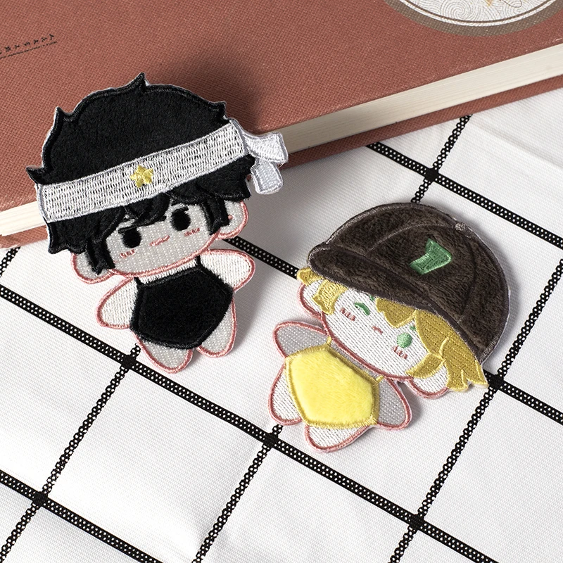 

Anime Aotu World King Godrose Ray Anmicius Plush Embroidery Badge Souvenir Button Brooch Pins Medal Cosplay Q Version Toy Gifts