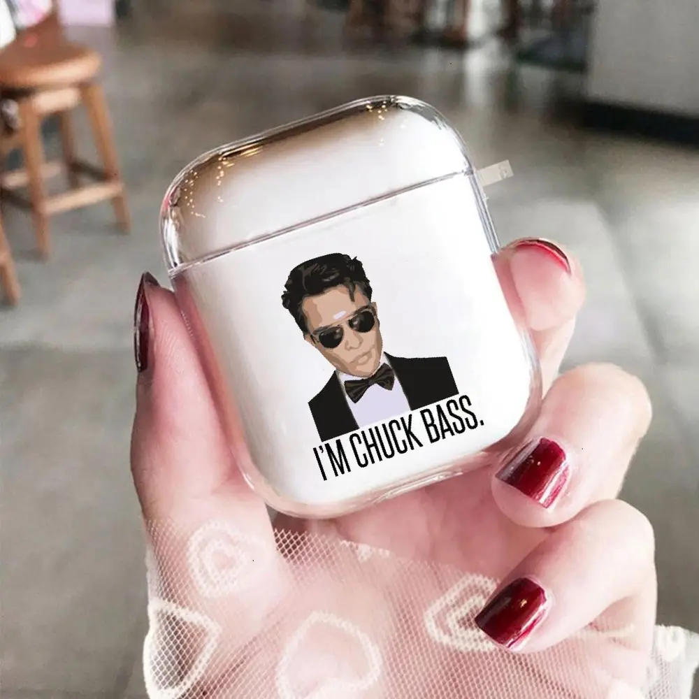 

Beauty Clear Ctue Gossip Girl Transparent Silicone Cover For airpods 1 2 Case Earphone Accessories For Airpod Girls Friends