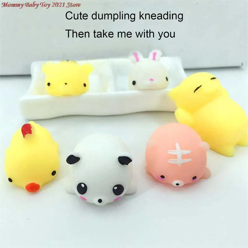 Juguetes De Animales blandos para ni&ntilde;os, antiestr&eacute;s, minianimales, gatos, Kawaii, descompresi&oacute;n, regalo de Navidad, 1 unidad-1