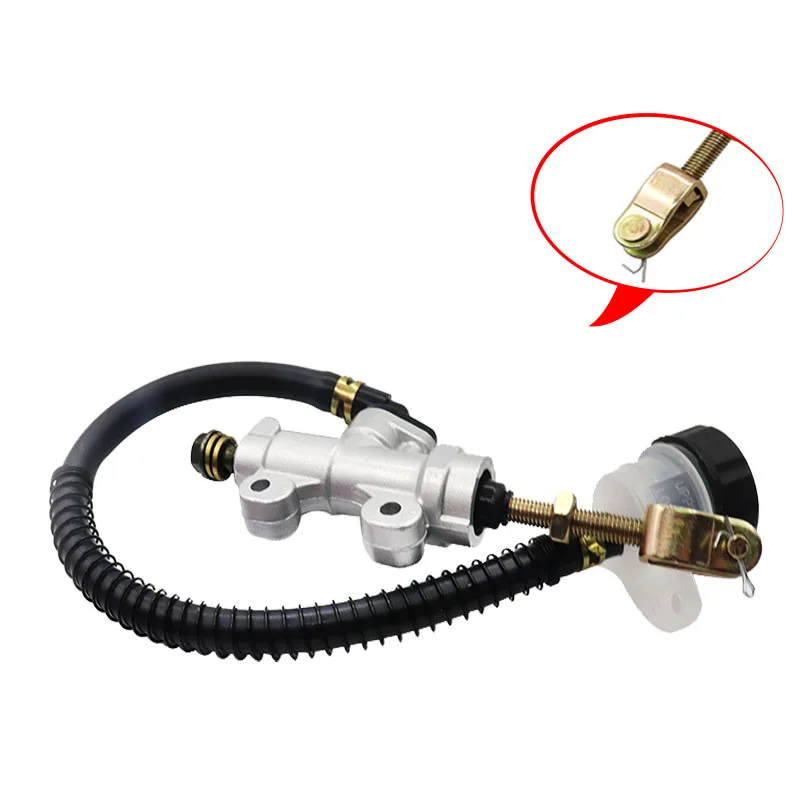 

Suitable For 50cc -250cc Motorcycle Rear Hydraulic Brake Master Cylinder ATV Off-Road Vehicle Foot Brake Pump