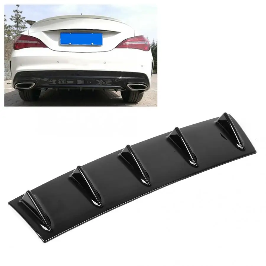 Универсальный Спойлер для заднего бампера дефлектор Акулий плавник диффузор губ