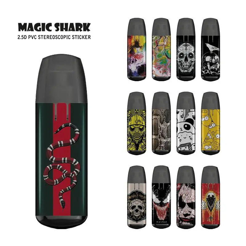 Ультра тонкий Стерео череп живопись &quotДжокер&quot классные лента Стикеры крышка