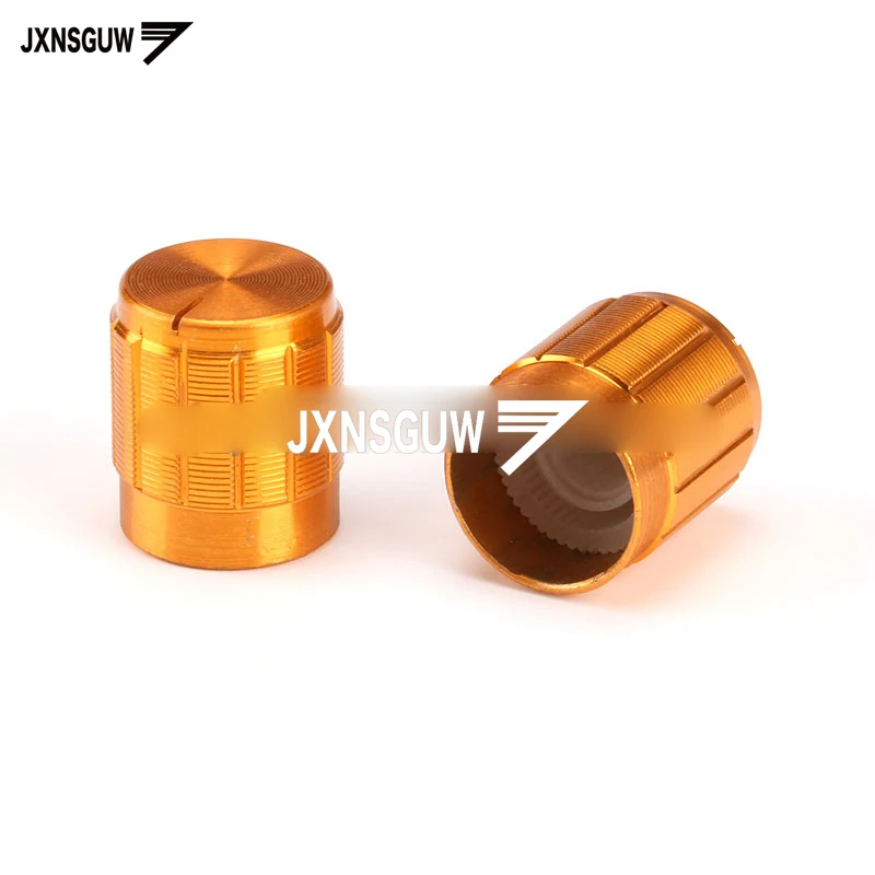 

10PCS Gold 15*16.5 potentiometer knob rotary switch volume adjustment knob hat
