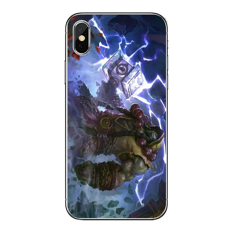 Прозрачный чехол для iPod Touch iPhone 4 4S 5 5S 5C SE 6 6S 7 8 X XR XS Plus MAX thrall wow World of Warcraft Art Poster из
