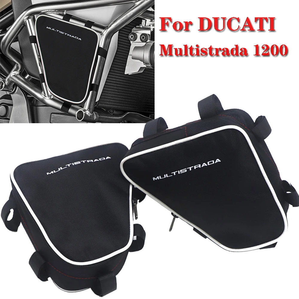 

Обувь для езды на мотоцикле DUCATI Multistrada 1200 Водонепроницаемый инструмент для ремонта размещения сумка рама Крушение Бар посылка инструментов сумки