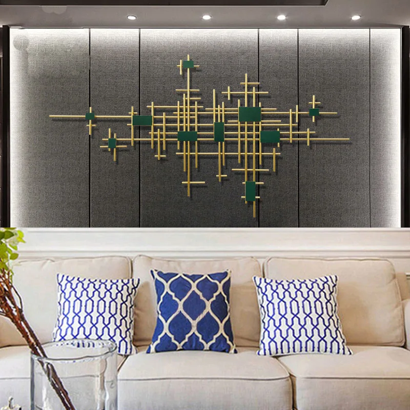 Европейская 3D настенная роспись из кованого железа фон для гостиной дивана