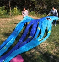 15m Crystal Octopus Kite Soft Inflatable Kite Animal Kite High Quality Anti-tearing Adult Outdoor Sports Flying Tool Kids Toys