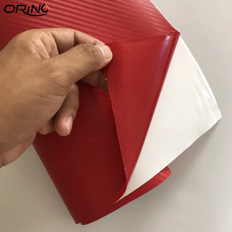 Клейкая 3D виниловая пленка из углеродного волокна наклейка со Скутером для