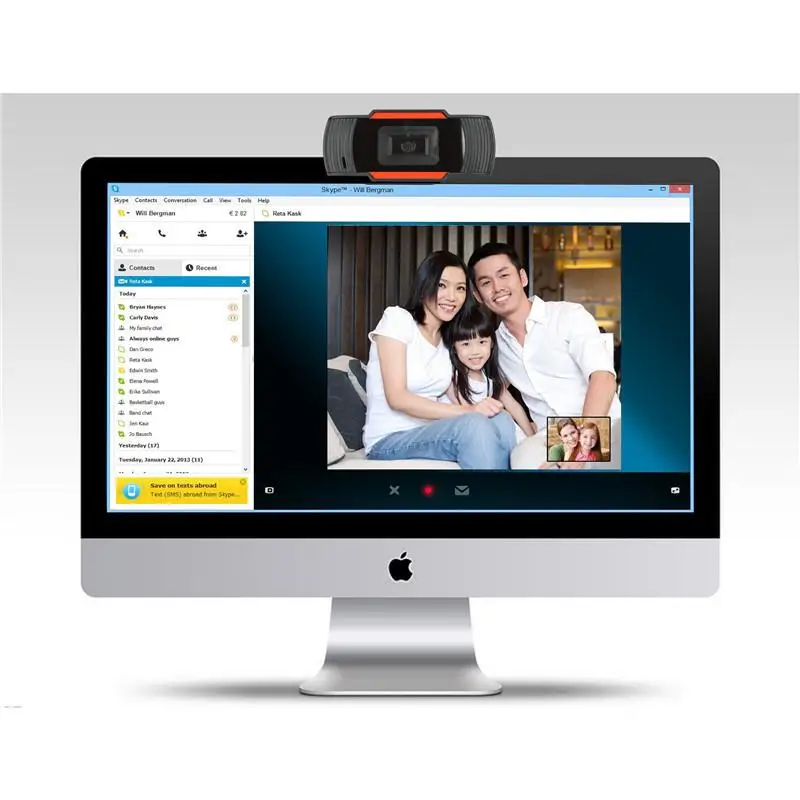 

Webcam with Built-in HD Microphone Drive Free Auto Focus HD Web Cam