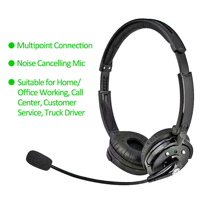 Bluetooth наушники и поддержкой Multipoint Шум шумоподавления складной над головой