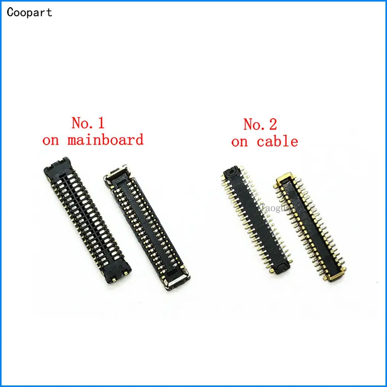 

2pcs/lot Coopart New 40pin LCD display FPC Connector Port Plug for Xiaomi 10 10Pro Mi10 on mainboard/cable
