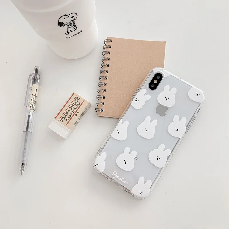 Милые детские куртки с кроликом из мультфильма в Корейском стиле для девочек