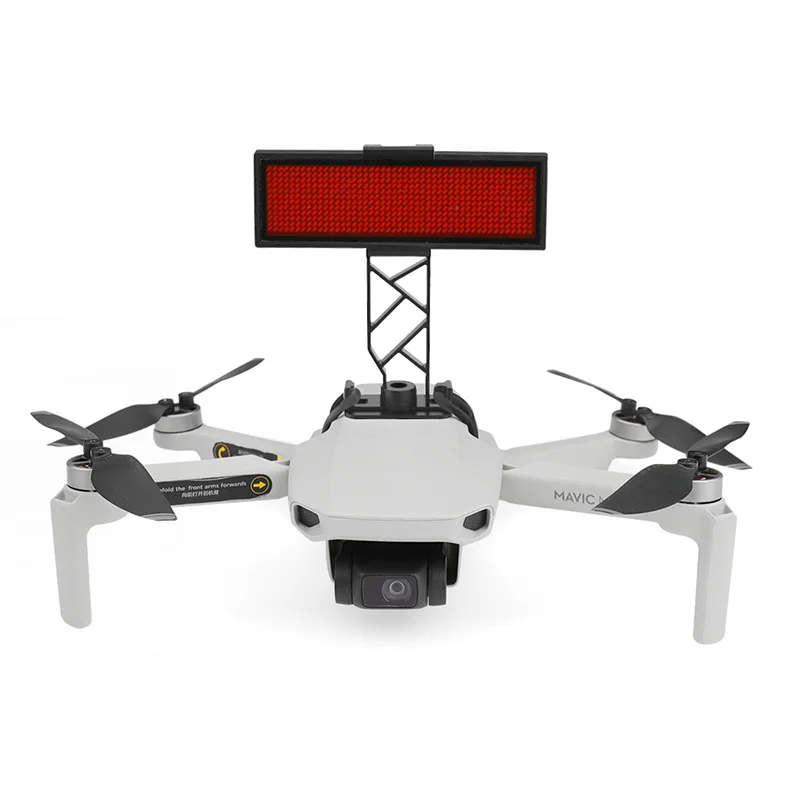 Дрон вечерние полет может редактировать несколько языков шаблон светодиодный