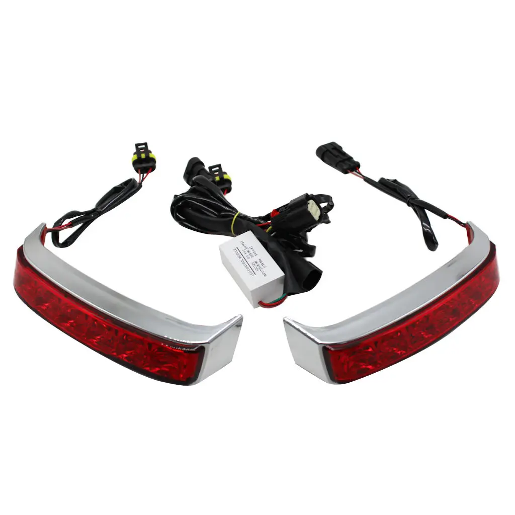 

LED Rear Motorcycle Saddlebag Lights For Touring