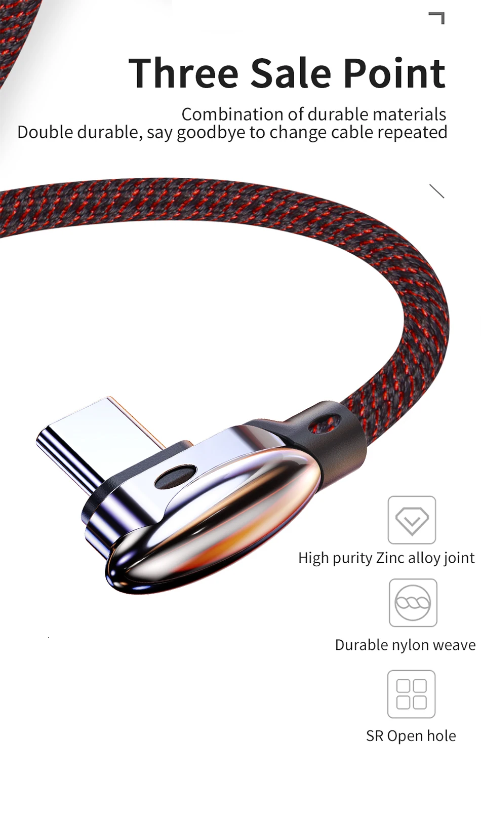 Кабель Essager usb type-C для быстрой зарядки кабель USBC type-C для Xiaomi Redmi Note 8 7 Pro samsung Oneplus 7 Pro USB-C шнур зарядного устройства