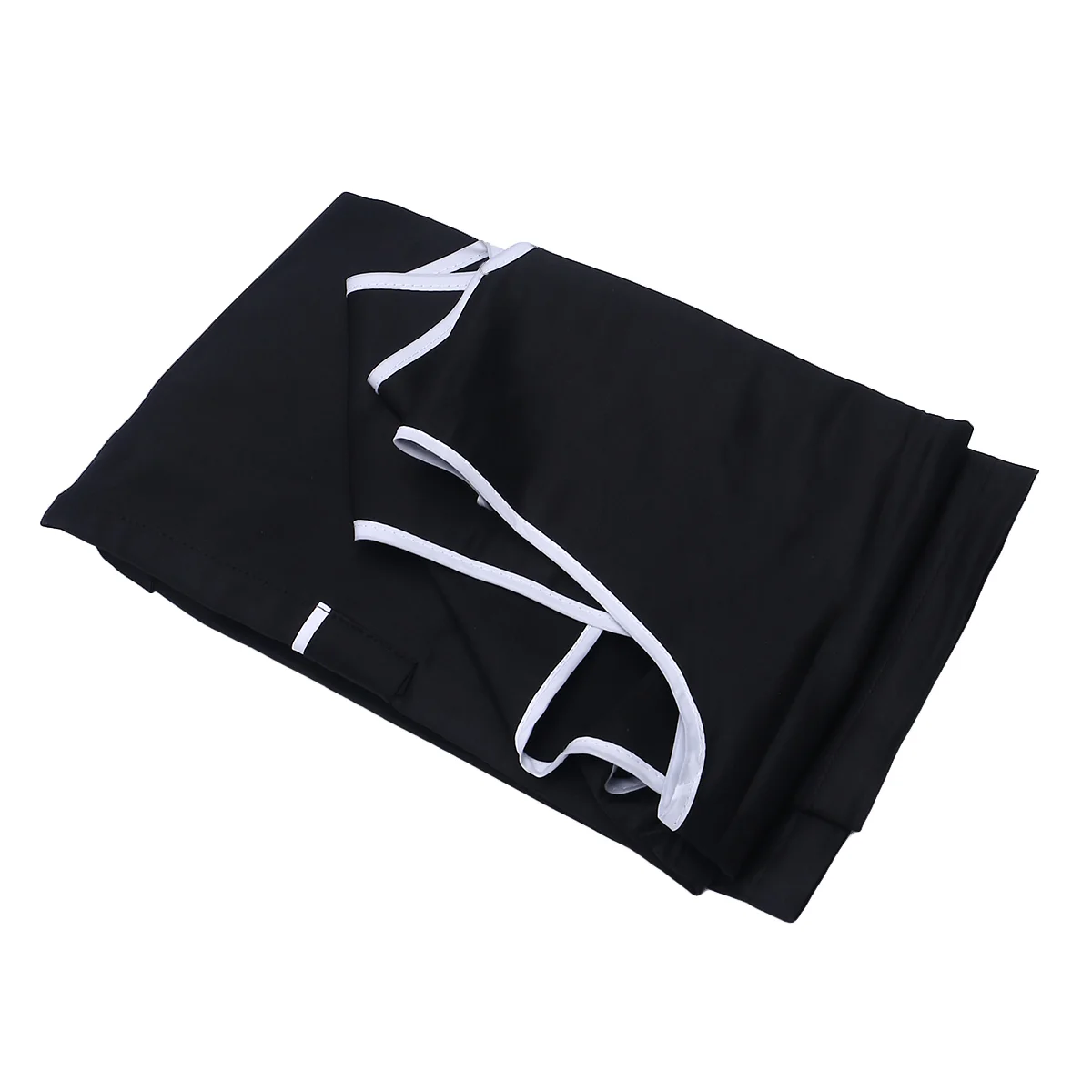 

Salon Hair Stylist Apron With Pockets Professional Black Hairdresser Barber Smock Vest (Black)