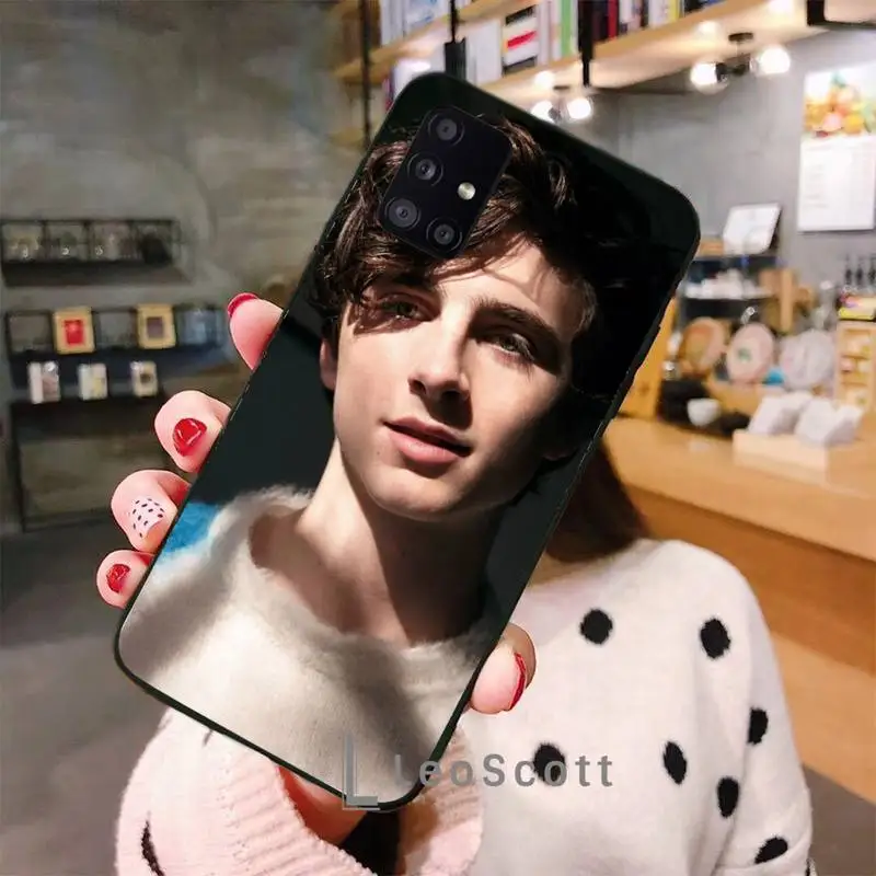 

movie star Timothee Chalamet Phone Case For Samsung galaxy S 7 8 9 10 20 edge A 6 10 20 30 50 51 70 note 10 plus
