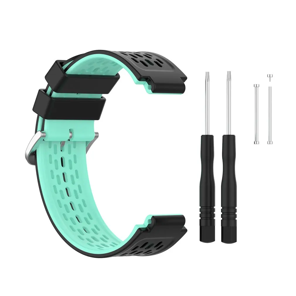 

New For Garmin- Forerunner 235 Band Silicone Strap Bracelet For Garmin- Forerunner 220/230/235/620/630/735XT/235Lite Accessory
