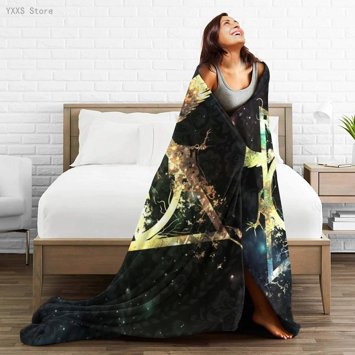 

Harry-potters 3D Cartoon Sherpa Blanket Warm Super Soft Flannel Office Nap Bedspread Sofa Bedding Plush Quilt Plaids 291772097