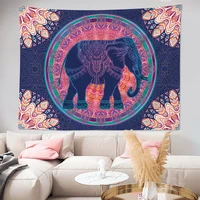 india mandala elephant tapestry aesthetic wall hanging bohomian animal tapestries throw blanket beach towel picnic rug
