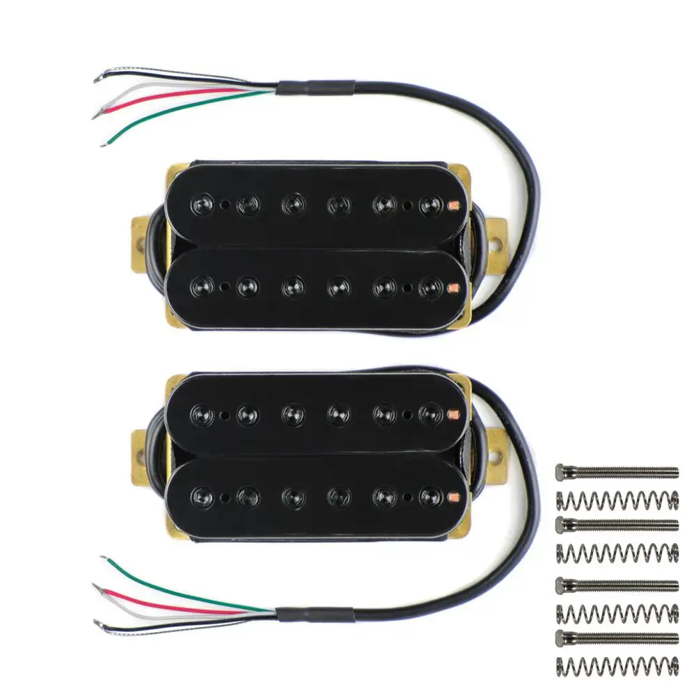 2 шт. набор деталей FLEOR для электрогитары с двойной катушкой|neck pickup|humbucker setpickup set |