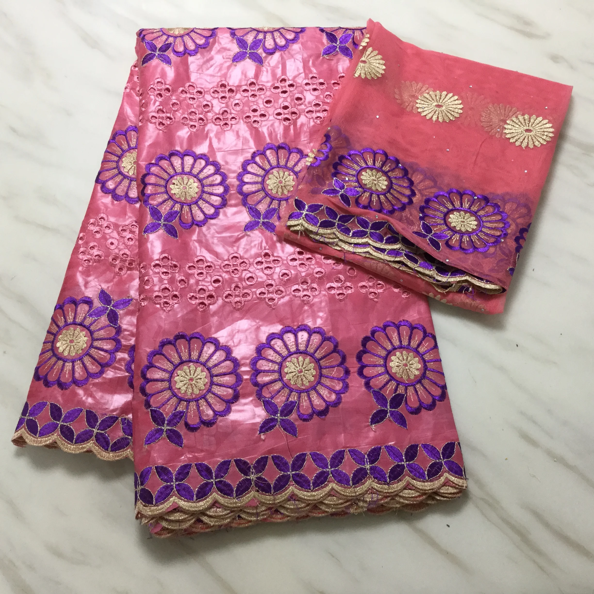 Свадебное платье с бисером кружевной материал 5 + 2 ярдов | Дом и сад