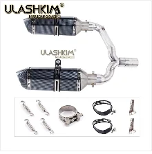 Motorcycle Full Exhaust Muffler Escape System Slip On For suzuki GSR400 GSR600 BK400 BK600 GSR BK 400 600 Modified Link Pipe