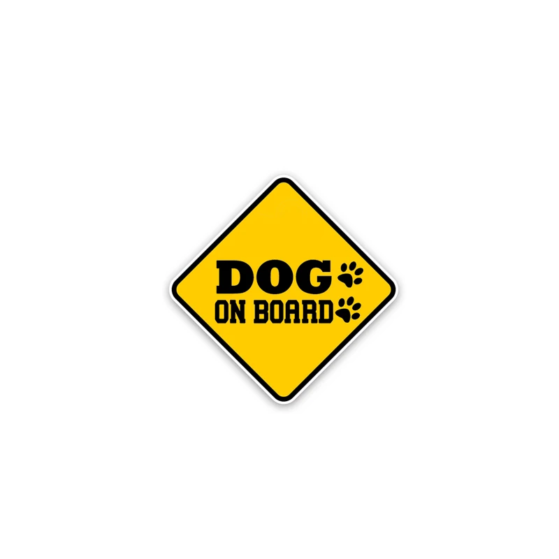 

15cmx15cm Dog warning sign on board Vinyl Car stickers Decals Motorcycle Accessories Car-Window Decorative Goods PVC