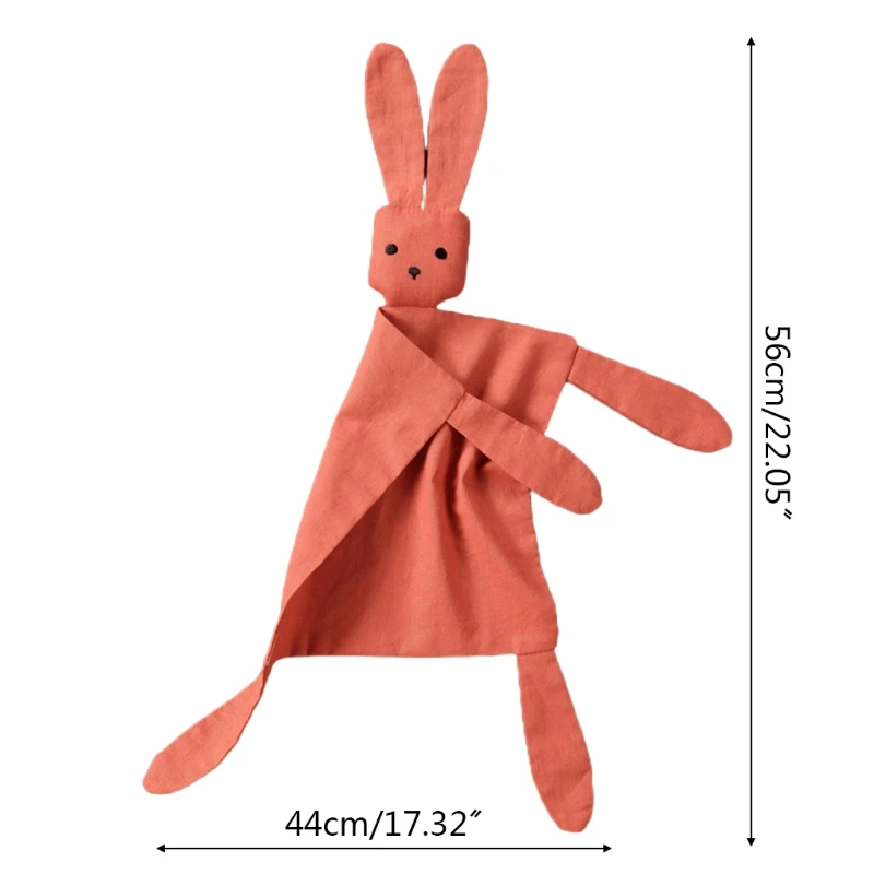 

Baby Soother Appease Towel Bib Soft Animal Rabbit Doll Teether Infants Comfort Sleeping Nursing Cuddling Blanket Toys