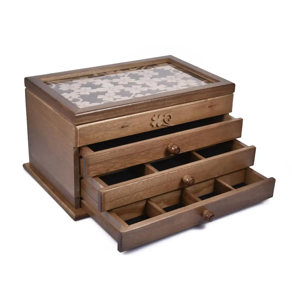 Ювелирные изделия в виде вишен ящик для хранения деревянная шкатулка Органайзер