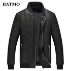 BATMO 2021 весенний тонкий трикотажный свитер из натуральной кожи куртки для мужчин, из овечьей кожи, куртки, плюс-размер M-XXXL