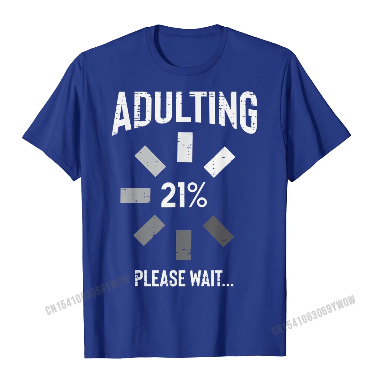 Футболка мужская с надписью пожалуйста подождите 21 день рождения|Мужские