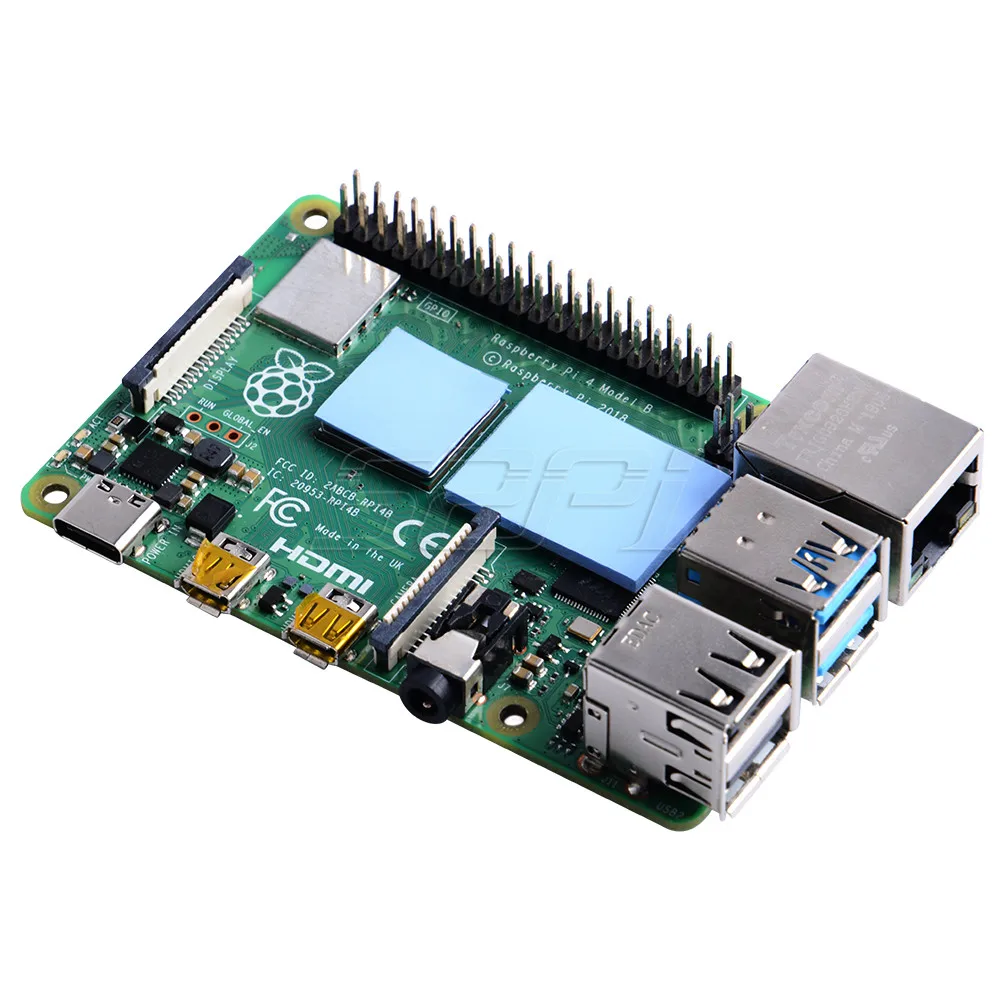 52Pi Новинка! Чехол Raspberry Armor, алюминиевый сплав, Охлаждающий радиатор, металлический чехол с двойным вентилятором для Raspberry Pi 4 B/3B+/3B