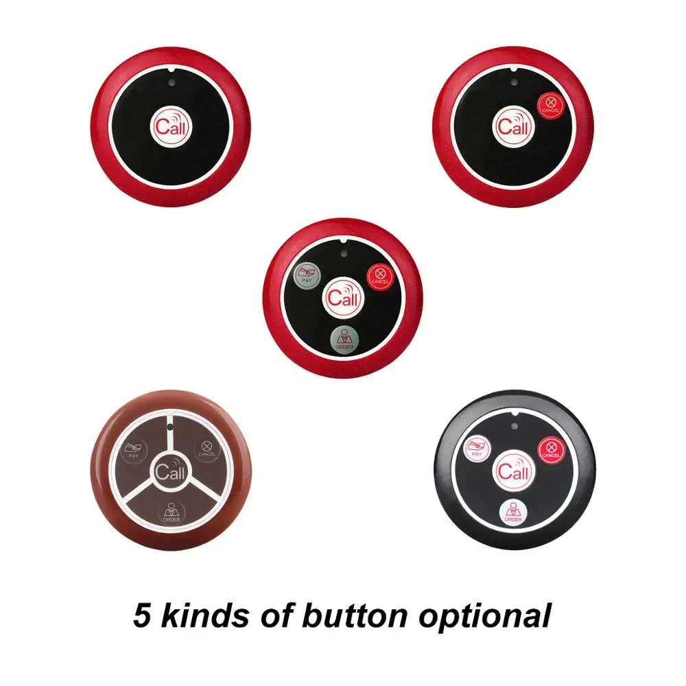 Беспроводная система вызова официанта хост приемник голосовой дисплей + 2 часы