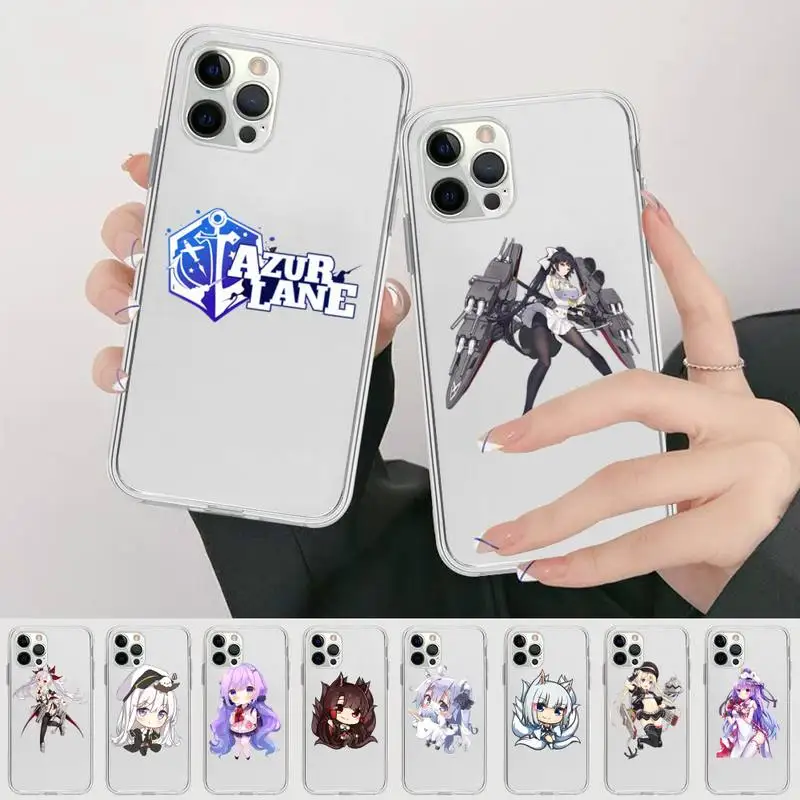 

Azur Lane Phone Case for iPhone 13 12 mini 11 pro Xs max Xr X 8 7 6 6s Plus 5s cover