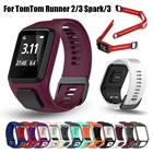 Ремешок силиконовый для наручных часов TomTom Runner 3AdventurerGolfer 2Runner 2