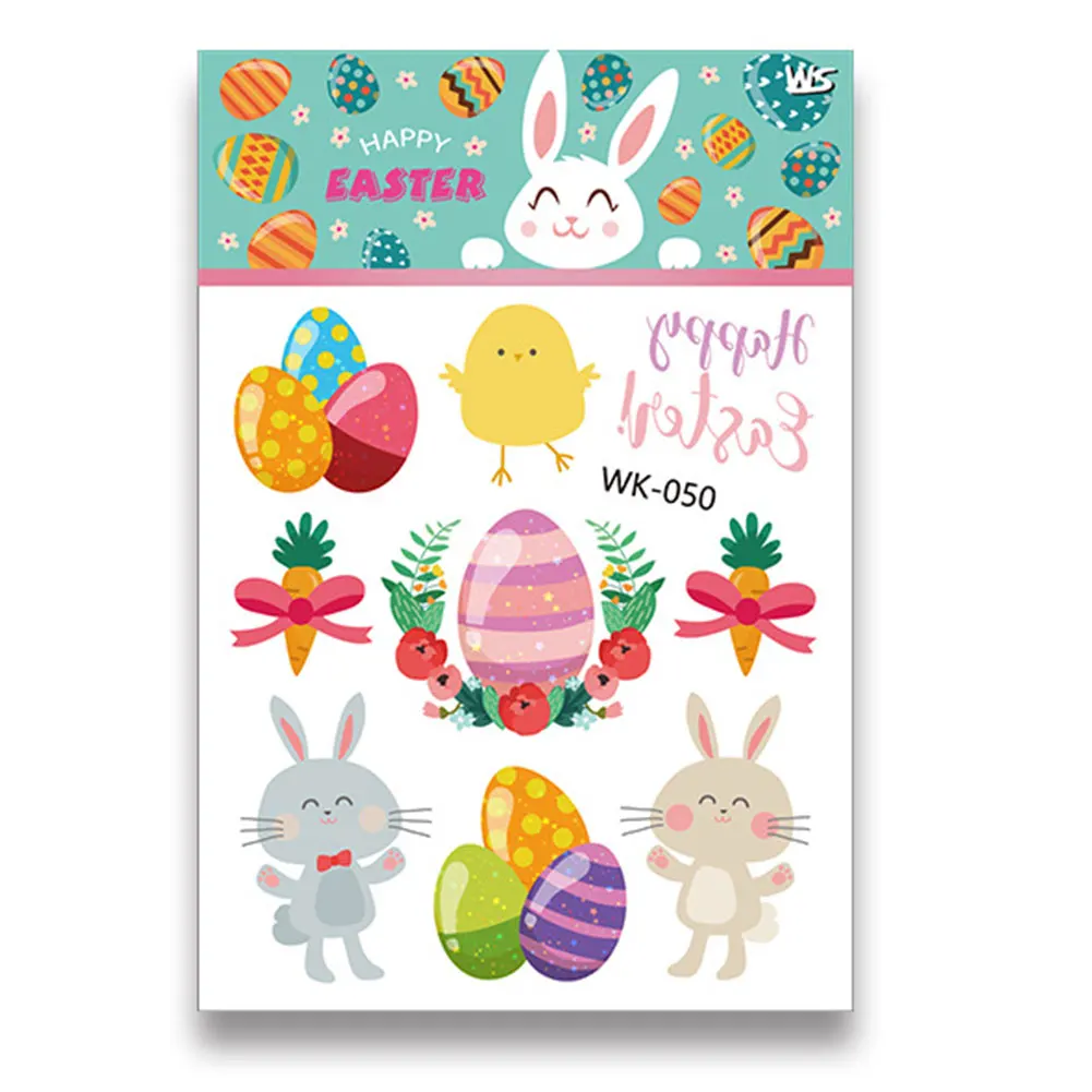 Подарок для детей мультфильм украшения тела Пасхальный фестиваль кролик