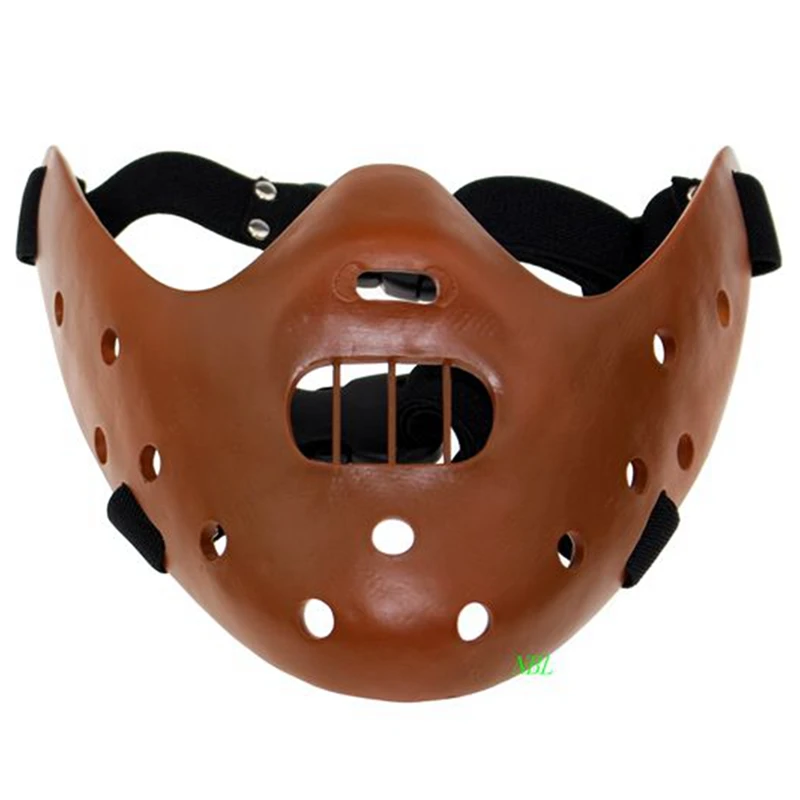 

The Scilence of the Lambs Deadpool Hannibal Masks Adult Horror Scary Resin Mask Masquerade Ball Halloween 3Colors Free Shipping