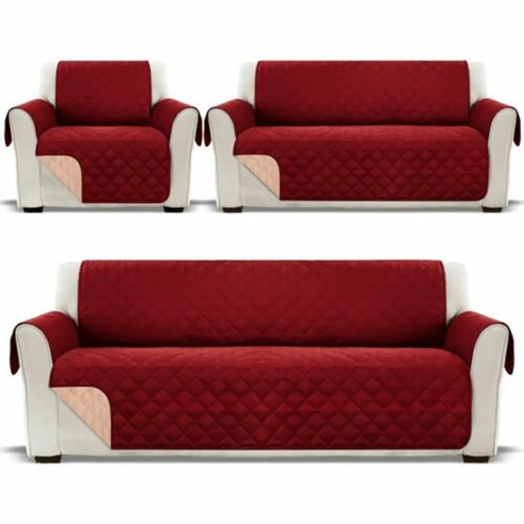 

Red Sofa Cover Sofa Towel Washable Modern Slipcover Couch Covers Furniture Pet Protector For Living Room Home Decor