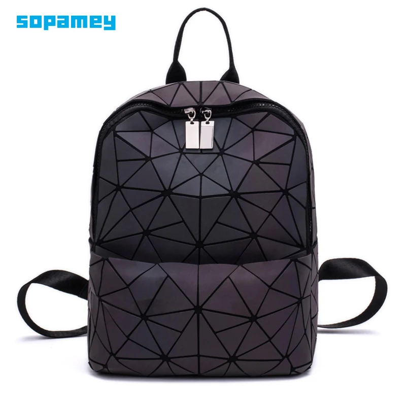 

Рюкзак женский, с геометрическим рисунком, светящийся, 2021