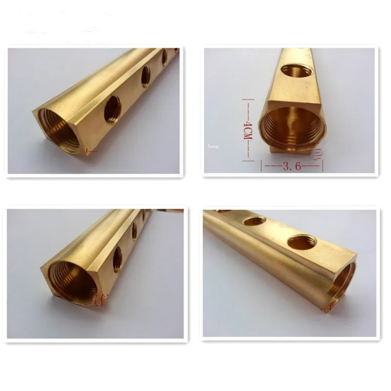 Аксессуары для системы подогрева пола латунный коллектор DN25 (3 10port) 1/2 pex|Трубы| |