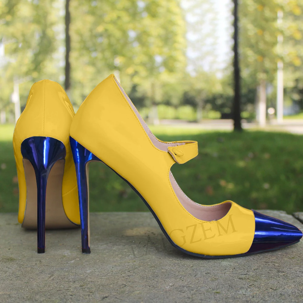 Туфли лодочки laigзем для женщин Великолепные туфли разных цветов на тонком