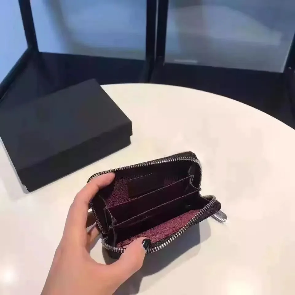 

Top Luxury Caviar Fashion Retro Credit Card With Business Card Holder Coin Purse Business Card Holder Ffree Shipping With Box