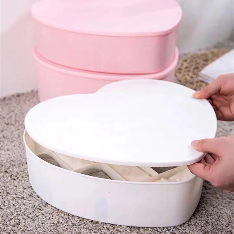 Органайзер для белья Bra Underwear Organizer Box Love section Home Storage Wardrobe Closet For Scarves Socks Shorts Organizador.