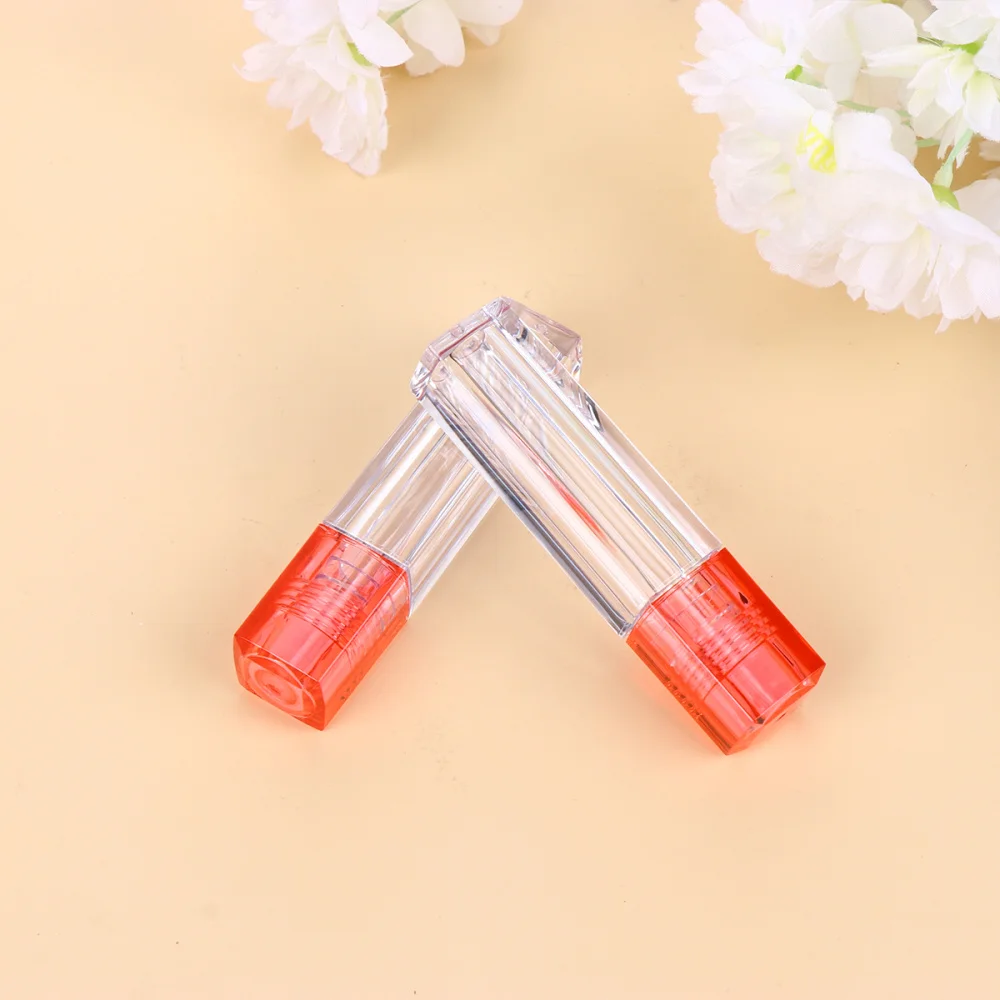 

1 Set 10Pcs Hydrating Lip Oil Vials Moisture Lip Refillable Roll-On Bottle Lip Oil Vials with Lid (Cap)